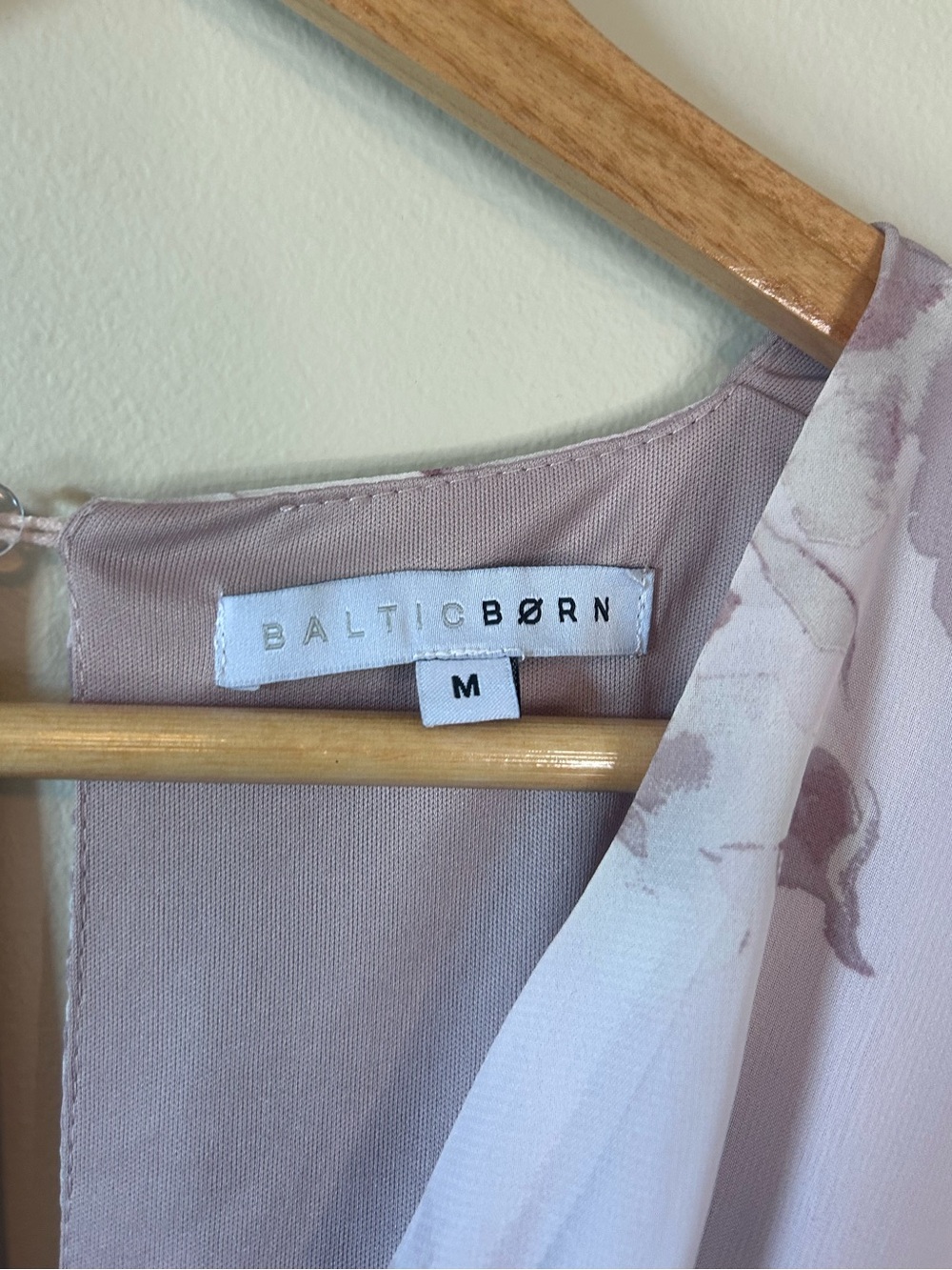Baltic Born Pink Blush Floral Alexandria Maxi Dress Size Medium - Picture 4 of 7